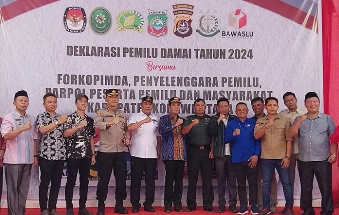 Jelang Pemilu 2024, Polres Konut Gelar Deklarasi Pemilu Damai