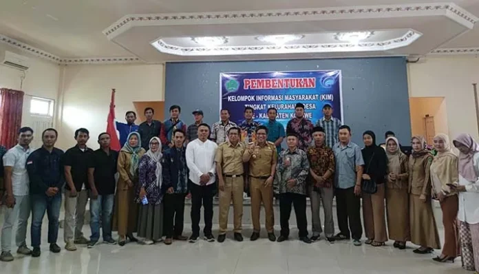 Kominfo Konawe Bentuk Kelompok Informasi Masyarakat Tingkat Kelurahan dan Desa