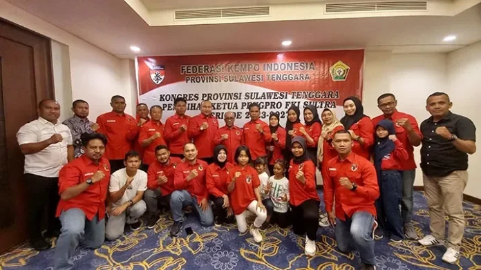 Nasrudin Kembali Nakhodai Pengpro FKI Sultra Periode 2023-2027