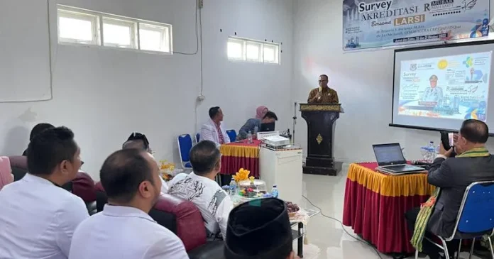Pj Bupati Komitmen Terapkan SPM yang Maksimal di RSUD Mubar