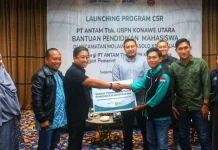 PT ANTAM Tbk. UPBN Konawe Utara Salurkan Bantuan Pendidikan Mahasiswa PT ANTAM Tbk. UPBN Konawe Utara Salurkan Bantuan Pendidikan Mahasiswa