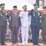 Upacara HUT ke-78 TNI di Kendari Sukses Digelar, Kolaborasi Sukseskan Pemilu 2024