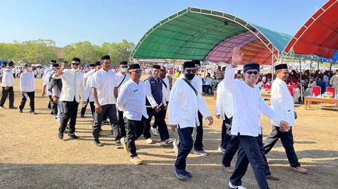 Hari Santri Nasional di Mubar, Ribuan Peserta Ikut Pawai Taaruf