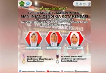 Tiga Siswa MAN IC Kendari Raih Juara di Kompetisi Internasional Robotic 2023 Tiga Siswa MAN IC Kendari Raih Juara di Kompetisi Internasional Robotic 2023