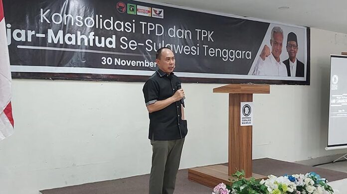 Ketua TPD Ganjar-Mahfud Sultra, Andi Sumangerukka (ASR)