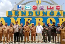 Pj Bupati Konawe Kunjungi Bendung Ameroro, Tuntaskan Proses Pembayaran Ganti Rugi Lahan Genangan Pj Bupati Konawe Kunjungi Bendung Ameroro, Tuntaskan Proses Pembayaran Ganti Rugi Lahan Genangan