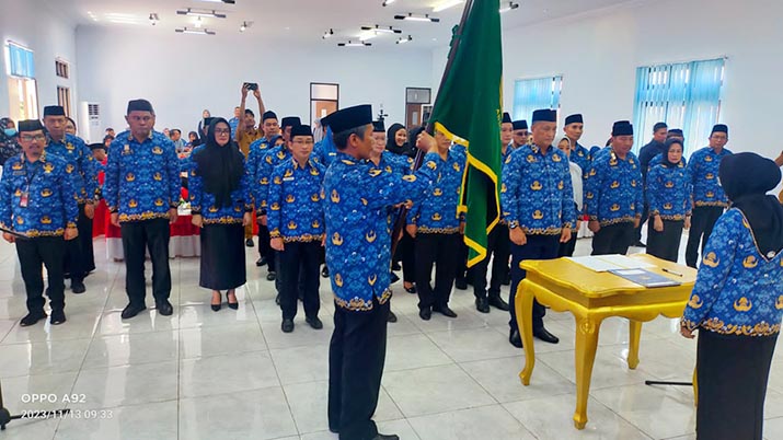 Hadiri Pengukuhan Dewan Pengurus Korpri Kabupaten Konawe, Harmin Ramba Tegaskan ASN Harus Netral 