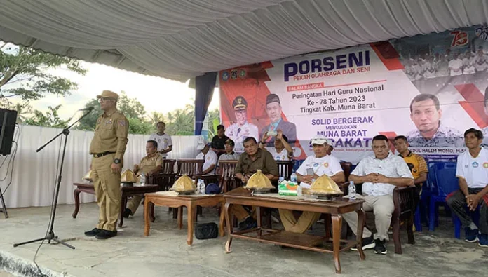 Sambut HGN, PGRI Mubar Gelar Porseni Tingkat Kabupaten