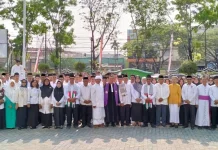 ASN Kemenag Sultra dari Lintas Agama Lakukan Doa Bersama untuk Palestina ASN Kemenag Sultra dari Lintas Agama Lakukan Doa Bersama untuk Palestina