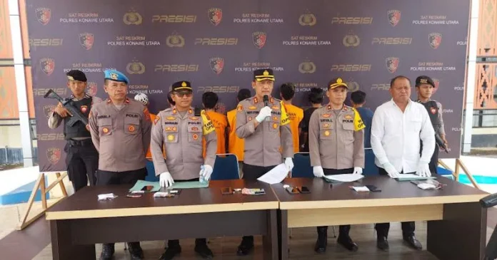 Dalam Dua Bulan, Polres Konut Berhasil Amankan 7 Tersangka Kasus Narkoba