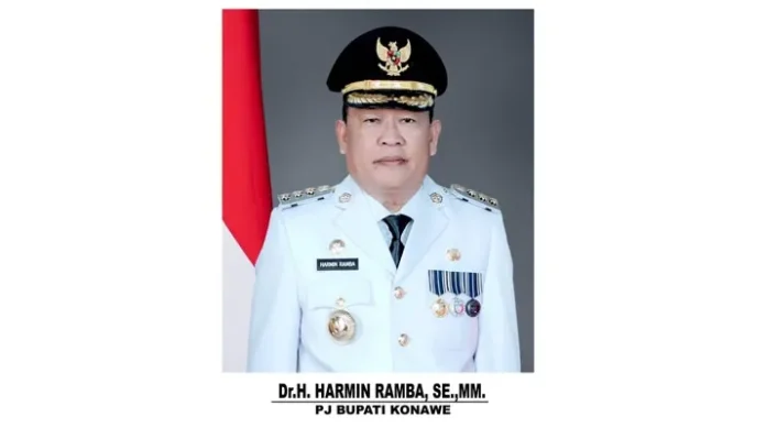 Penjabat Bupati Konawe Harmin Ramba