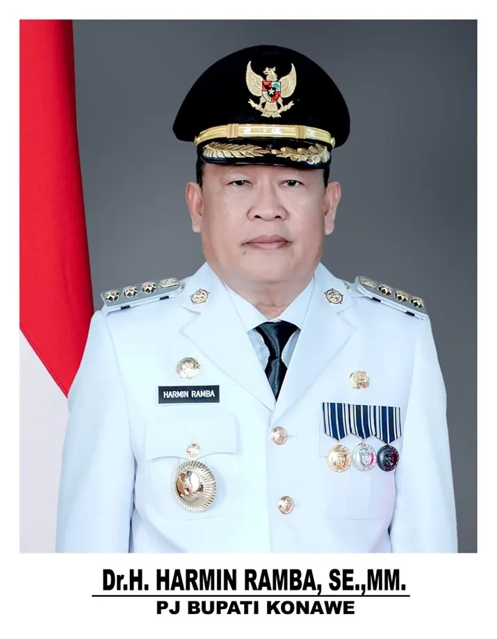 Penjabat Bupati Konawe, Dr Harmin Ramba