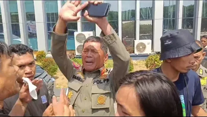 Aksi Damai Jurnalis di Kendari Dinodai Sikap Arogansi Kasatpol PP Sultra