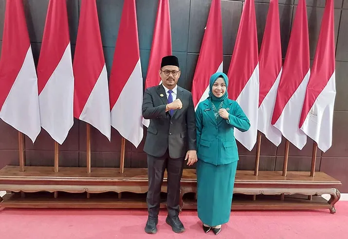 Hartini Aziz Resmi Dilantik Jadi Ketua TP PKK Koltim