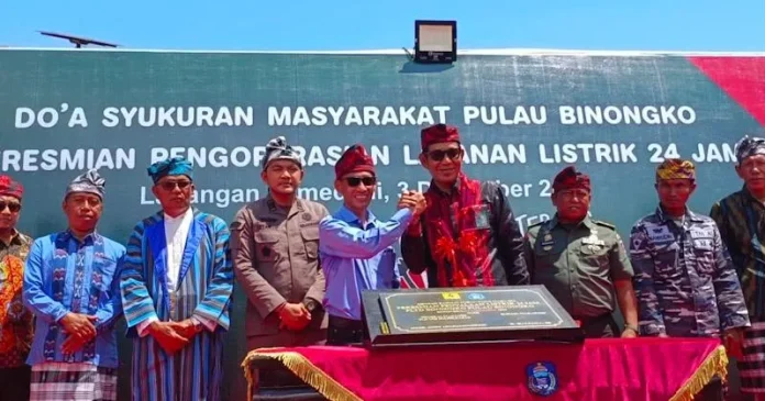 Janji Listrik 24 Jam di Pulau Binongko Akhirnya Terealisasi