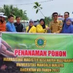 Mahasiswa Prodi Magister Kesmas UMW Kendari Lakukan Baksos di Desa Tanggobu