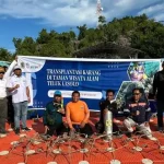 PT ANTAM dan BKSDA Sultra Kerja Sama Program Transplantasi Terumbu Karang di Teluk Lasolo