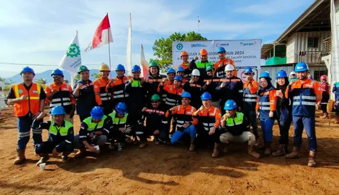 PT ANTAM Tbk Konut Laksanakan Berbagai Kegiatan dalam Perayaan Bulan K3 Nasional