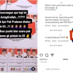 [HOAKS] Surat Suara Palsu Tampilkan Prabowo-Gibran sebagai Paslon 03