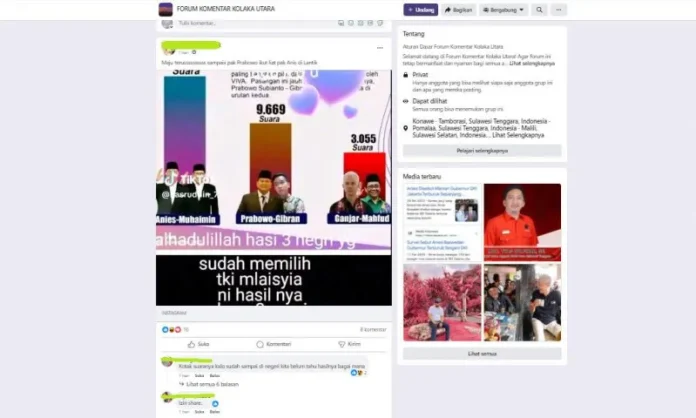 [Hoaks] Hasil Penghitungan Suara Pilpres di Luar Negeri