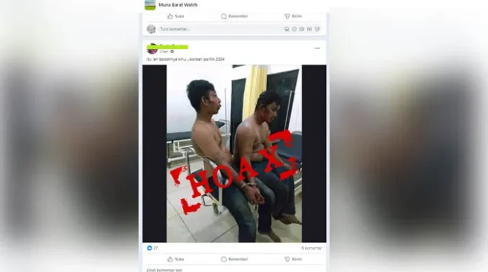 [Cek Fakta] Hoaks Foto Korban Politik 2024