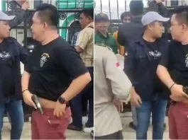 Seorang Warga Kendari Todongkan Pistol ke Pendemo di Konut Seorang Warga Kendari Todongkan Pistol ke Pendemo di Konut
