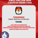 Hasil Penelitian Administrasi Panitia Pemungutan Suara Untuk Pemilihan Gubernur Dan Wakil Gubernur, Bupati Dan Wakil Bupati Pada Kabupaten Konawe Utara Tahun 2024 Hasil Penelitian Administrasi Panitia Pemungutan Suara Untuk Pemilitian Gubernur Dan Wakil Gubernur, Bupati Dan Wakil Bupati Pada Kabupaten Konawe Utara Tahun 2024
