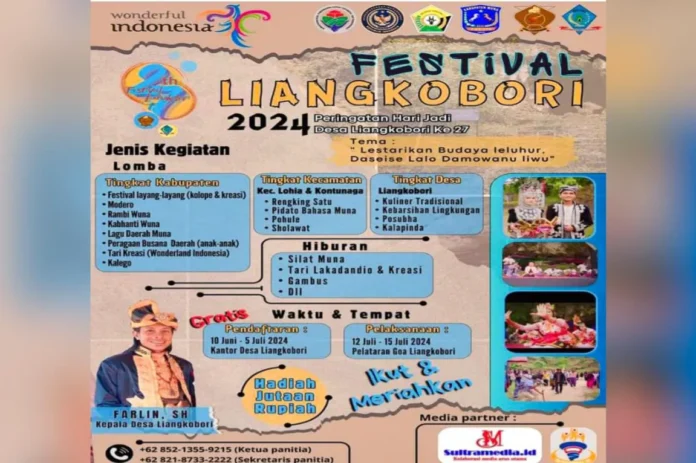 Festival Liangkobori Akan Kembali Digelar, Ada Berbagai Lomba dan Pertunjukan