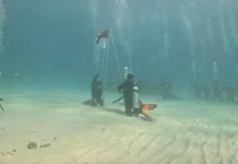 Puluhan Penyelam Meriahkan Pengibaran Bendera Bawah Laut di Desa Wisata Namu Puluhan Penyelam Meriahkan Pengibaran Bendera Bawah Laut di Desa Wisata Namu