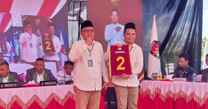 Ini Makna Paslon Sudiro-Raup Mendapat Nomor Urut 2