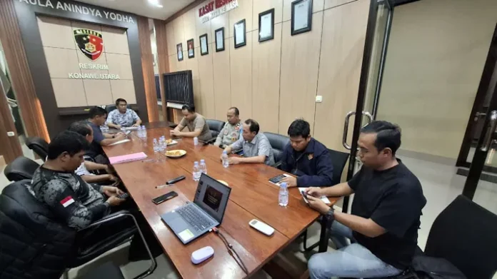 Terduga Kasus TPPO Sat Reskrim Konut Gelar Perkara
