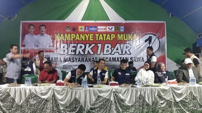 Kampanye Tatap Muka di Kecamatan Sawa, Samir: Punya Visi dan Misi yang Dapat Membawa Kesejahteraan Masyarakat