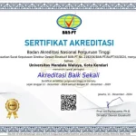 Universitas Mandala Waluya Kendari Raih Akreditasi Baik Sekali Universitas Mandala Waluya Kendari Raih Akreditasi Baik Sekali