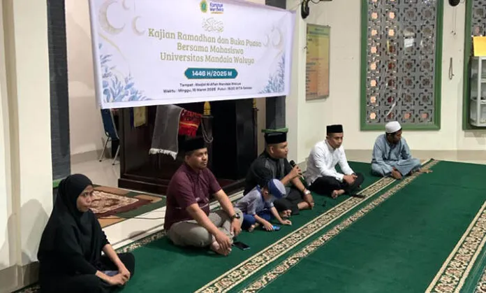 UKM Kerohanian Universitas Mandala Waluya Kendari Gelar Lomba, Kajian dan Buka Bersama