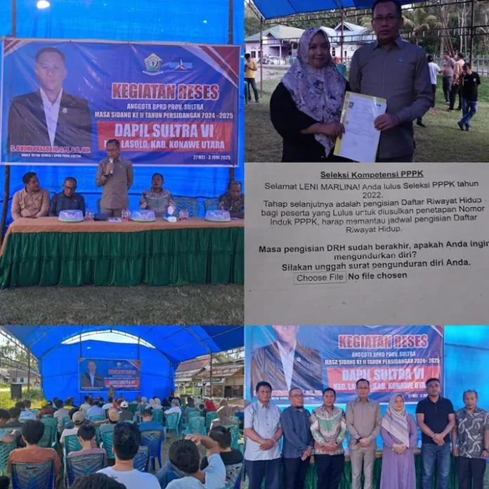 Di Masa Reses, Anggota DPRD Provinsi Sultra Terima Keluhan Warga yang Merasa Terzolimi atas Hasil Kelulusan PPPK