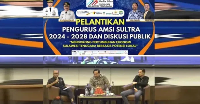 pelantikanamsi Sukses Pelantikan AMSI Sultra 2024–2028: Dimeriahkan Kuliah Umum dan Diskusi Publik