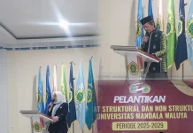 Rektor Resmi Lantik Pejabat Struktural dan Non-Struktural di Lingkungan UMW Kendari Rektor Resmi Lantik Pejabat Struktural dan Non-Struktural di Lingkungan UMW Kendari