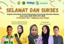 Kelompok Usaha Mahasiswa UMW Kendari Lolos Seleksi KMI Expo 2025 di Universitas Tidar Kelompok Usaha Mahasiswa UMW Kendari Lolos Seleksi KMI Expo 2025 di Universitas Tidar