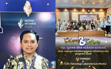 Prodi D3 Farmasi dan TLM Politeknik Bina Husada Kendari Raih Akreditasi Unggul dari LAM-PTKes Prodi D3 Farmasi dan TLM Politeknik Bina Husada Kendari Raih Akreditasi Unggul dari LAM-PTKes