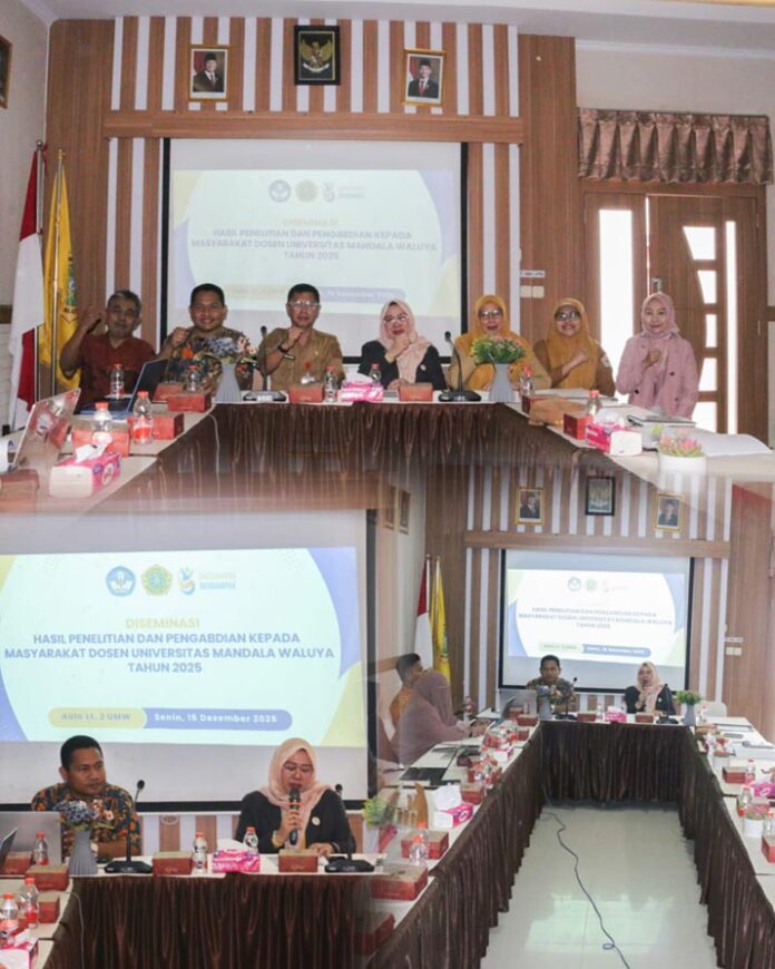 lppmumw LPPM UMW Kendari Gelar Diseminasi Hasil Penelitian dan Pengabdian kepada Masyarakat