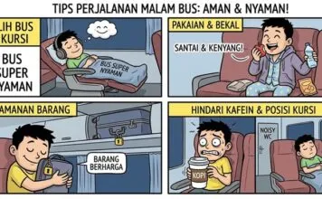 8 Tips Melakukan Perjalanan Naik Bus di Malam Hari, Aman dan Nyaman! 8 Tips Melakukan Perjalanan Naik Bus di Malam Hari, Aman dan Nyaman!