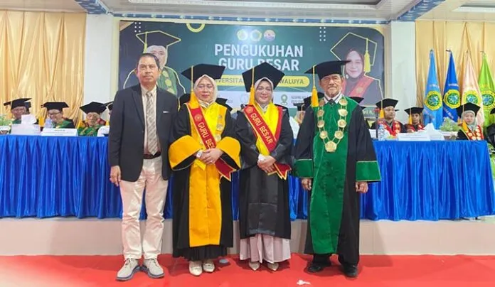 Universitas Mandala Waluya Kendari Kukuhkan Dua Guru Besar