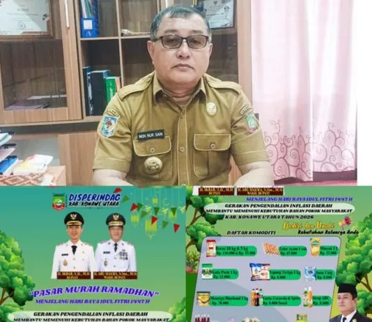 Jelang Idul Fitri, Disperindag Konut Akan Gelar Pasar Murah Ramadan di Tiga Kecamatan Jelang Idul Fitri, Disperindag Konut Akan Gelar Pasar Murah Ramadan di Tiga Kecamatan