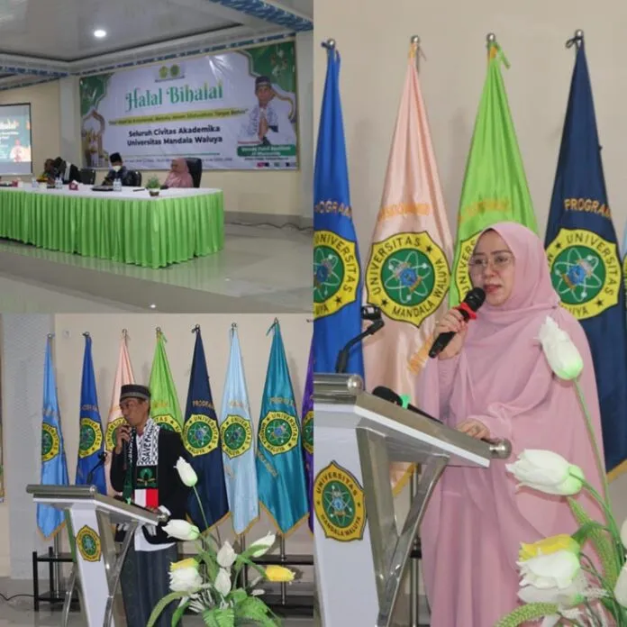 UMW Kendari Gelar Halal Bihalal, Rektor Ajak Perkuat Kolaborasi