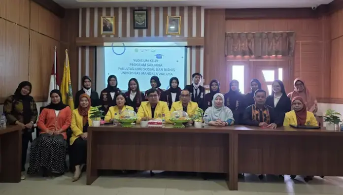 Fakultas Ilmu Sosial dan Bisnis UMW Kendari Sukses Gelar Yudisium ke IV