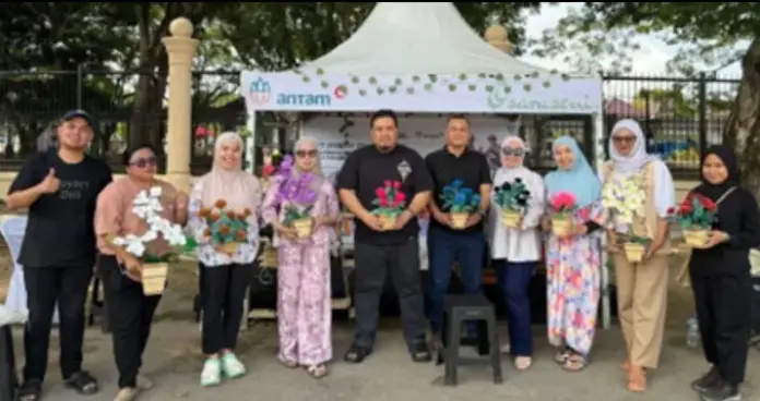 Dukung Seni dan Lingkungan, ANTAM Sponsori Pameran “Rongai-Siggi” di Kendari
