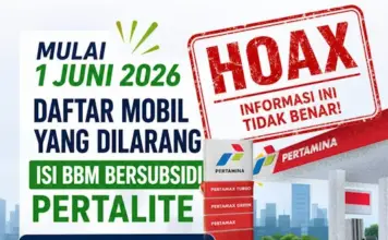Hoax Adanya Larangan Pertalite untuk Kendaraan Merk Tertentu per 1 Juni 2026 Hoax Adanya Larangan Pertalite untuk Kendaraan Merk Tertentu per 1 Juni 2026