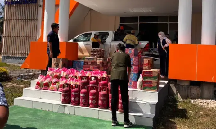csr Pertamina Salurkan Ribuan Paket Sembako dan LPG ke Warga Terdampak