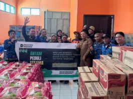 Banjir Konawe Utara, ANTAM Salurkan Ratusan Paket Bantuan Banjir Konawe Utara, ANTAM Salurkan Ratusan Paket Bantuan