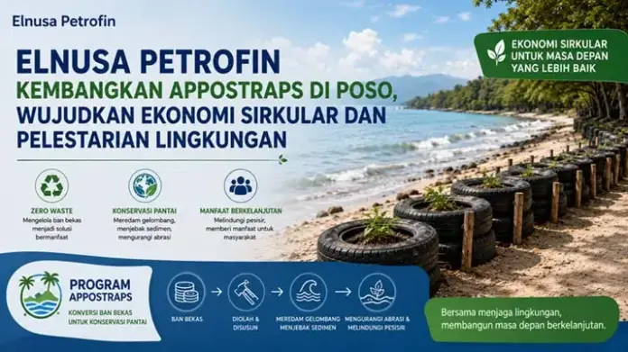 lingkungan Elnusa Petrofin Kembangkan Appostraps di Poso, Wujudkan Ekonomi Sirkular dan Pelestarian Lingkungan